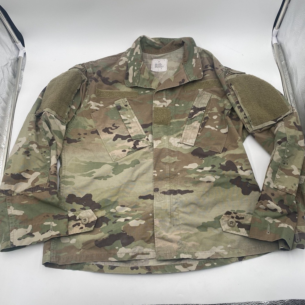 US Army Coat Small XShort BDU Uniform Military Current OCP Shirt Scorpion W2